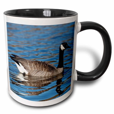 3drose, Usa, Oregon, Baskett Slough Nwr, Canada Goose, Branta Canadensis., 11oz Two-tone Black Mug