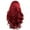 Red, variant on HGWXX7 wigs human hair Brazilian Women Red Brazilian Long Wavy Curly Parting High Temperature Fiber Wig for Women
