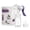 PURPLE, variant on Manual Breast Pump, Portable Breastfeeding Pump with Soft Silicone Flange, Adjustable Suction, 150ml Milk Collector Bottle, BPA Free, Clear
