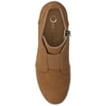thumbnail image 4 of Journee Womens Clara Round Toe Inside Zip Wedge Sneakers, Widths Available, 4 of 9