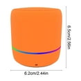 thumbnail image 3 of Orange Bluetooth Speaker With Portable Size And Long Battery Life For Phones Tablets And Computers With Included Usb Cable And Hanging Rope For Convenience, 3 of 6