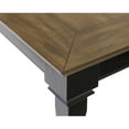 thumbnail image 4 of Traditional Wood Kitchen Extension Dining Table and Six Chairs Black, 4 of 16