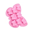 thumbnail image 1 of Cateissary Molde del silicón del gel de silicona para la categoría alimenticia del chocolate de la jalea de la mousse de la torta y fácil no Cocina y Comedor rosa, 1 of 6