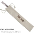 thumbnail image 4 of TITECOUGO Lightweight Titanium Reusable Metal Chopsticks Eco-Friendly Portable Camping Flatware for Kitchen House, 4 of 5