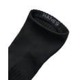 thumbnail image 2 of Hanes Moves Impact Zone Men's Ankle Socks Pack, 4-Pair , Cushioned X-Temp Moisture-Wicking Black 6-12, 2 of 4