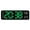 White Shell Green Light, variant on Digital Wall Clock,Digital Calendar,Large Wall Clock,13 Large Display Digital Clock,LED Clock Digital Remote C with