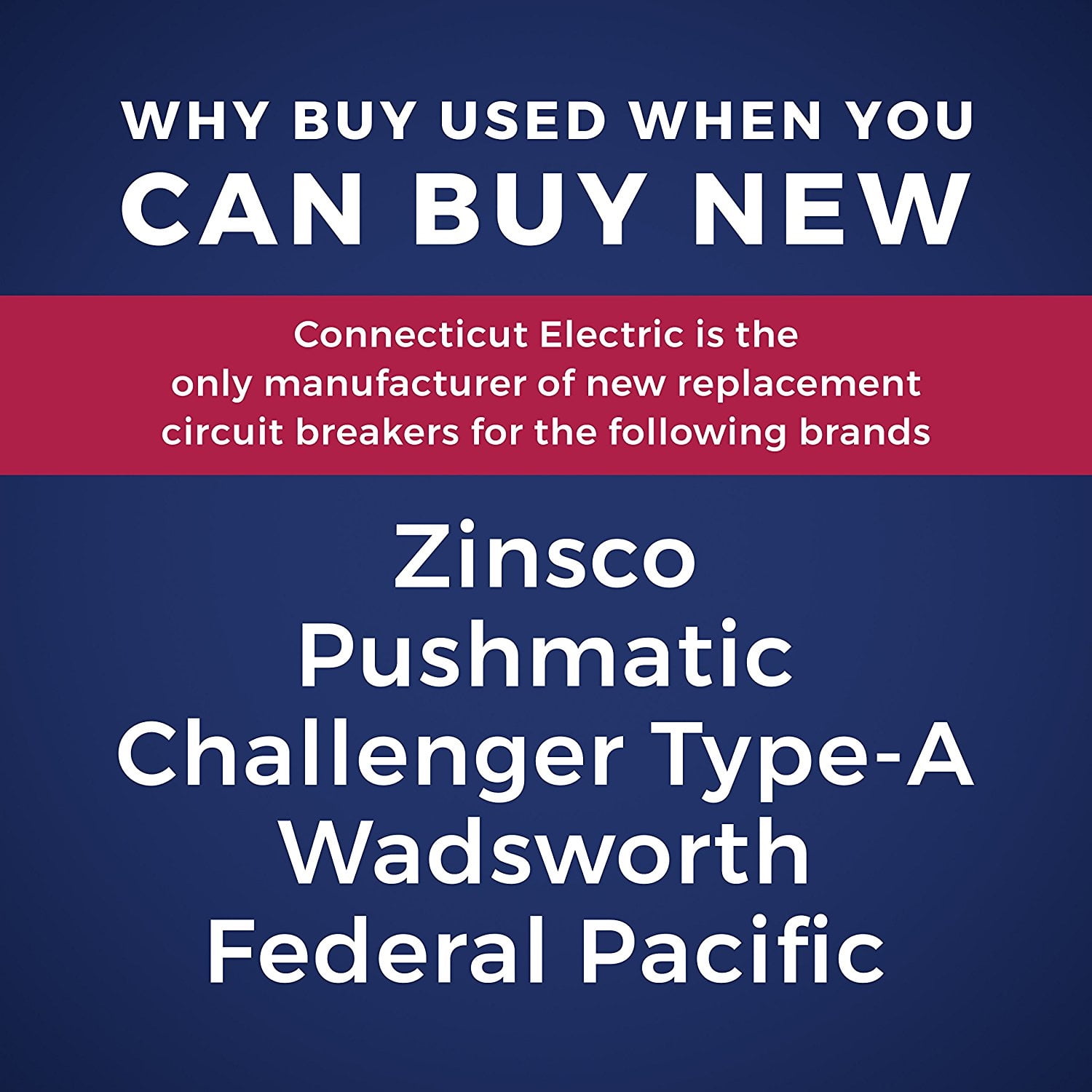New Zinsco QC70 Replacement. Two Pole 70 Amp Thick Series