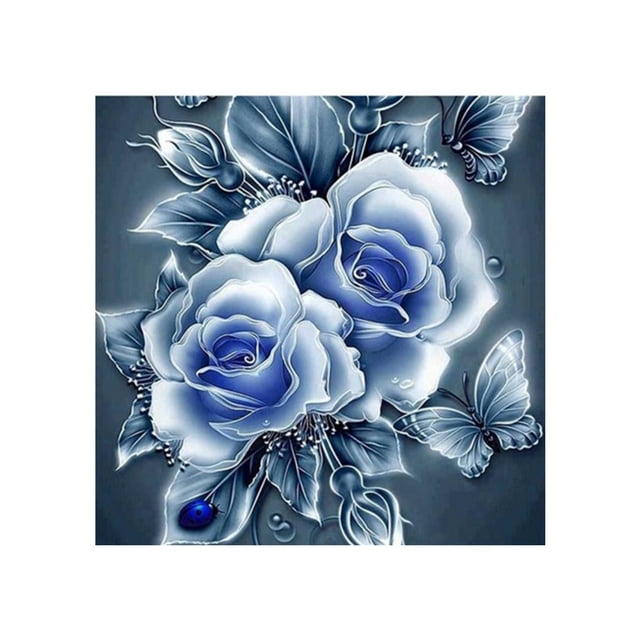 Diamante de imitación bordado costura 5D bricolaje dibujos de costura Vintage flores pintura punto de cruz imágenes decoración Yuarrent JJ12946-05