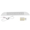 thumbnail image 2 of White Universal Auto Interior Strip Light 9 LED Lamp Beads Waterproof with OnOff Switch 4.5W, 2 of 8