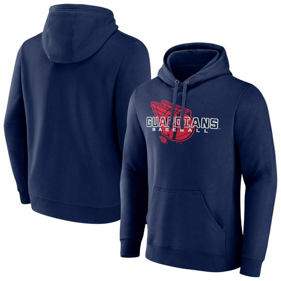 Men's Navy Cleveland Guardians Stellar Pullover Hoodie
