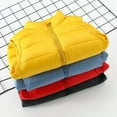 thumbnail image 2 of XBASW Kids Baby Light down Vest Solid Color Warm Waistcoat Winter Sleeveless Puffer Jacket for Boys Girls 2-12T, 2 of 8