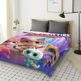 thumbnail image 4 of Super Kitties Air Conditioning Blanket Lightweight Thermal Bed Quilt Ultra Cozy Throw Blanket Tapestry For Bedding Sofa And Travel 70"X80", 4 of 8