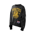 thumbnail image 3 of Women's New Era  Black Pittsburgh Pirates Throwback Oversized Boxy Sweatshirt, 3 of 4