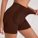 thumbnail image 4 of Pantalones cortos de ciclismo sin costuras para mujer, con cintura alta y efecto fruncido en el trasero, tallas S-XL, ideales para yoga y fitness., 4 of 5