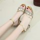thumbnail image 1 of Sandalias de verano 2021 para mujer, zapatos de tacón ostentosos, sandalias cómodas para mujer, tacones altos dorados y plateados, calzado femenino, Sandals35 Gao Jinjia LED, 1 of 2