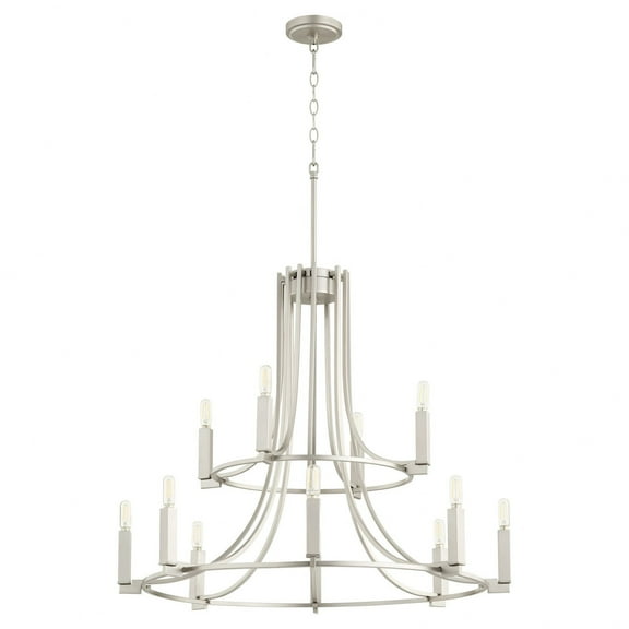 Quorum Lighting - Olympus - 12 Light Chandelier In Soft Contemporary Style-27.25