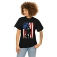thumbnail image 2 of Veteran Soldier flag Unisex Heavy Cotton Tee, 2 of 7