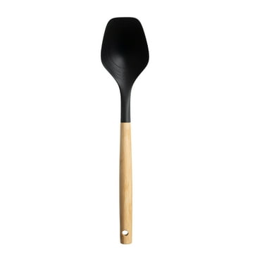 Mainstays Nylon Spoon with Bamboo Handle, Ideal for Cooking Spoon, 13in L