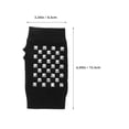 thumbnail image 2 of WHAMVOX 1 Paire de Gants Rivets Coton Peigné Demi-Doigts pour Femmes Opération Flexible Idéal pour l'Automne, 2 of 8