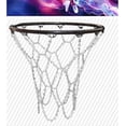 thumbnail image 3 of Chain basketball net Professional standard high performance basketball goal net Replacement basket, 3 of 5