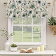 thumbnail image 3 of 2 Pack Valances for Windows, Watercolor Dandelion Window Valances for Living Room/Bedroom/Bathroom, Spring Floral Botanical Vintage Beige Light Filtering Kitchen Curtain Valance 60"W x18" L, 3 of 9