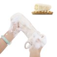thumbnail image 2 of Natural Exfoliating Loofah Back Scrubber for Shower, Dual-Sided Body Sponge Scrubber, Deep Clean & Invigorate Your Skin, Bath Shower Scrubber for Men and Women, 2 of 8