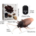 thumbnail image 2 of Realistic Remote Control Cockroach Prank Gadget with Lifelike Scary Movements for Hilarious Jokes and Trick Scares, 2 of 6