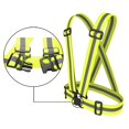 thumbnail image 6 of Reflective Vest Men Women 15mm Wide Elastic Strap High Visibility Adjustable Waistcoat Tank Safety Outdoor Sportswear, 6 of 6