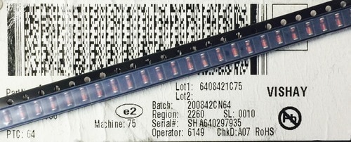1N3611GPHE3 10pcs Vishay DIODE GEN PURPOSE 200V 1A DO204AL
