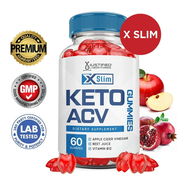 Xslim Keto ACV Gummies 1000MG Dietary Supplement 60 Gummys