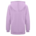 thumbnail image 4 of WTOBBY Women's Sports Hoodie Jacket Long Sleeve Zip Up Fleece Pullover Casual Athletic Outerwear with Front Pockets Performance Fabric Lightweight for Gym Running,Light Purple M, 4 of 4