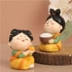 thumbnail image 4 of Tang Dynasty Palace Lady Figuritas Estatua Artesanía De Resina Hecha A Mano Tang Lady Escultura Regalo Creativo De Moda Escritorio Miniatura Adorno Para El Hogar Para Restaurante Oficina Minnieouse HA028061-02, 4 of 7