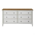 thumbnail image 2 of Furniture of America Birch Wood 6-Drawer Double Dresser in Antique White, 2 of 12