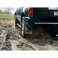 thumbnail image 1 of Fits 2005-2015 Toyota Tacoma Weathertech Mud Flap 120033 Direct-Fit; Set of 2; Contoured; Without Logo; Black; Thermoplastic; QuickTurn Fastening System, 1 of 3