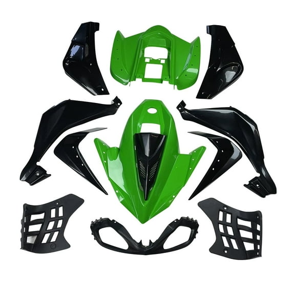 Green ATV Quad Body Plastic Front Rear Fender ATA125G Cheetah Coolster 3125C 3125CX