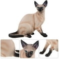 thumbnail image 2 of Miangastore Cat Model Multi Color Sitting Siamese Cat Pose 1Pcs for Bedroom, 2 of 8