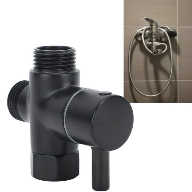 Válvula De Depósito De Ducha, Válvula De Desviación De Brazo De Ducha De Cobre G1/2 Para Cabezal De Ducha A Mano Y Parte De Reemplazo De Componente Universal De Spray Fijo