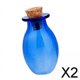 thumbnail image 1 of Conjunto de 6 Frascos de Cristal Pequeños con Tapones de Madera 2 piezas, 1 of 8