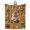 50x40, variant on Cozy Chipmunk Collage Fleece Throw Blanket, Autumn & Winter Woodland Animal Portrait, Soft Warm Blanket for Sofa Bed Gift 60x50