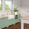thumbnail image 5 of Mocoloo 30"x18"x10" Rectangular Single Bowl White Farmhouse Kitchen Ceramic Sink, 5 of 6