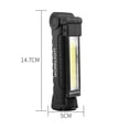 thumbnail image 3 of Lámpara Linterna portátil COB, recargable, trabajo, camping, antorcha, luz plegable (L), 3 of 5