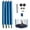 Blue, variant on Outdoor Toys Trampoline Poles Replacement Accessories Set with -Collision Covers and Screws for a and Jumping Experience
