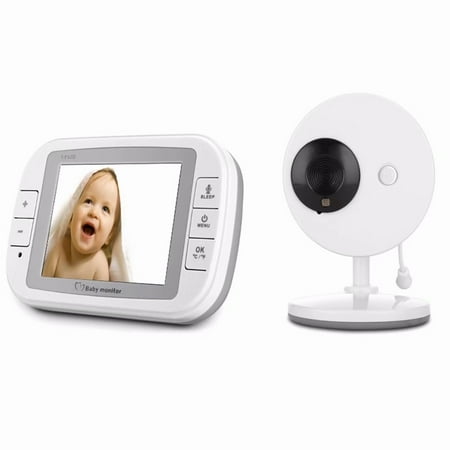 3.5" Video Baby Monitor Baby Infant Monitor Wireless w/ Digital Camera 2 Way Talkback Night Vision
