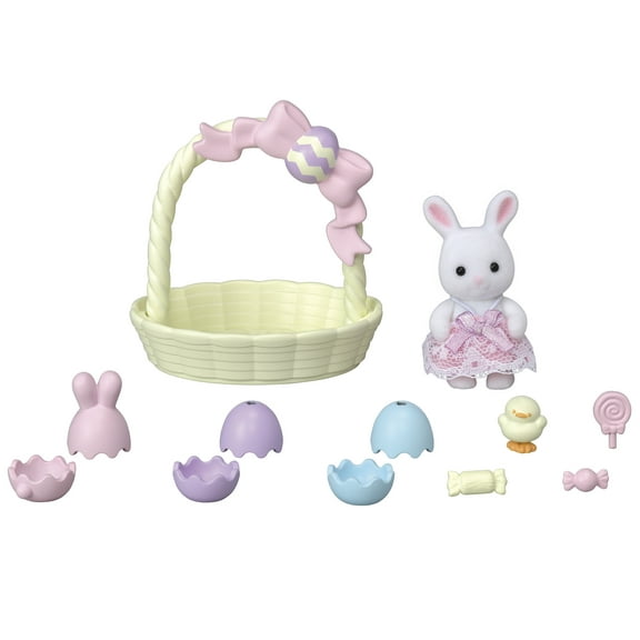 Calico Critters Hoppin' Easter Limited Edition Doll Playset, 13 Pieces