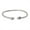 Silver, variant on Cocoa Pods .925 Sterling Silver West Indian Bangle (Made in USA)