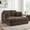 Brown, variant on Euroco 66.5" Oversized Chaise Lounge Chair Indoor, Plush Chenille Upholstered Sofa Bed with Deep Seat & Soft Pillow Armrests,Comfy Sleeper Sofa Couch for Living Room Bedroom,Red Black