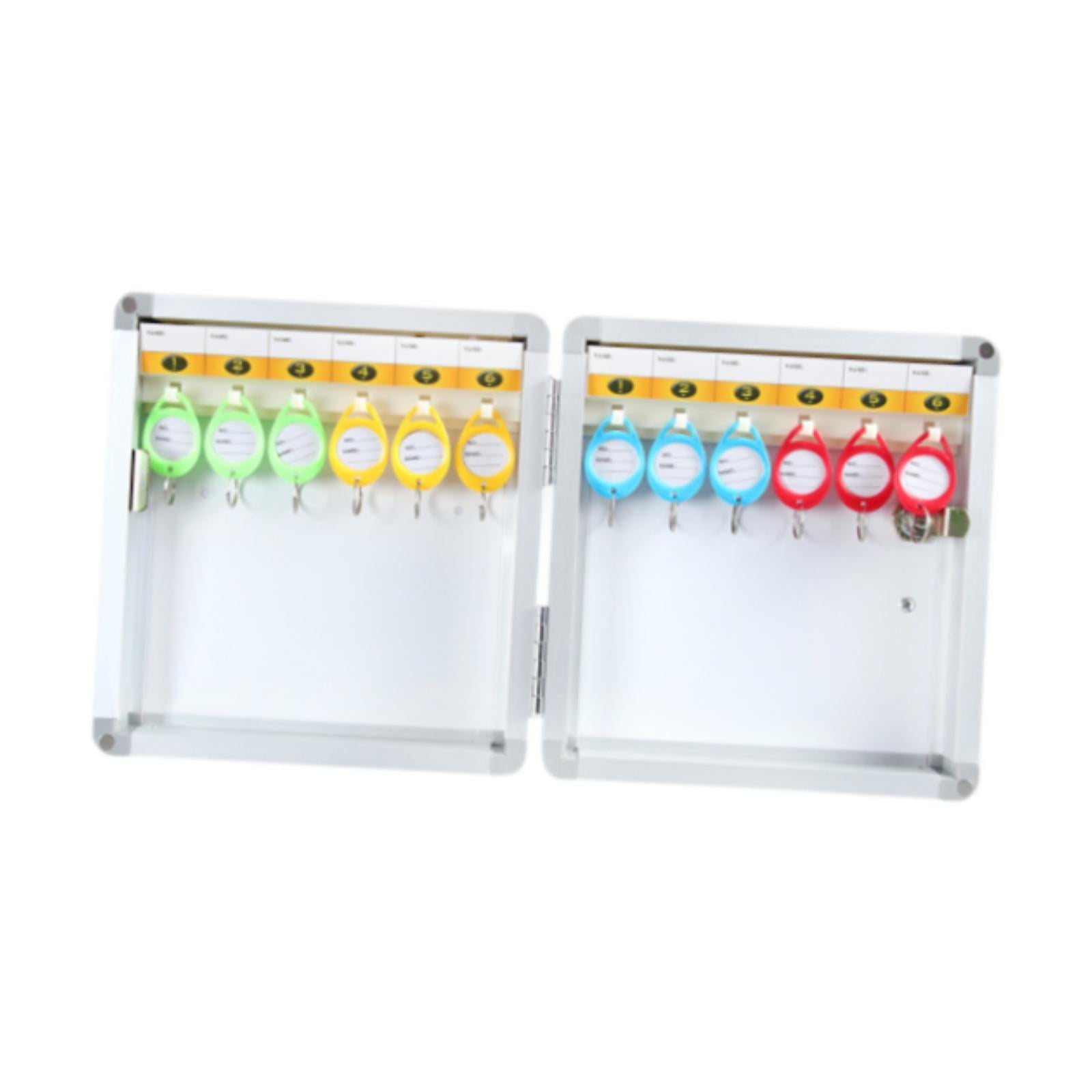 figatia Key Lock Box Key Cabinet Wall Mounted Storage Case Key Keeping Box Key Keep Case Key Organizer Holder Box for Property Managers 12 Position