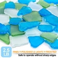 thumbnail image 4 of Piezas de decoración Keedolla Sea Glass de 40 onzas, azul, blanco y verde, 4 of 9
