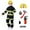 Z-YY5, variant on FAOWME Big Girls Boys Fireman Outfits Long Sleeve Stand Collar Zipper Top And Pant Toy Accessories Campus Set For Party Stage Performance Blue 12-13 Years