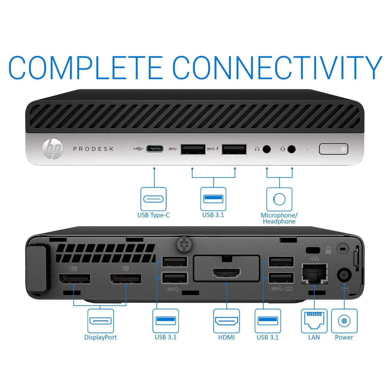 Refurbished HP ProDesk 600G5 mini Intel Core i5-9500T Desktop